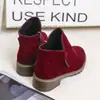 Zapatos para Mujer 2022 Otoño e Invierno Nuevas Botas de Mujer Esmaltadas Botines Botas Martin Británicas para Mujer Moda para Mujer Tacón Grueso Suela Gruesa Botas de Algodón Suela Trbottomy