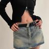 Cinturón Femenino Nicho Simple Hebilla Verano Cintura Estudiante Estilo K Casual Versátil Cinturón Negro Look Adelgazante