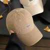 Gorra de Béisbol Bordada con Letras Nuevas de Primavera 2025 para Mujer Versión Coreana Versátil Circunferencia de Cabeza Grande Parte Superior Suave Visera de Pato Sombrero Casual