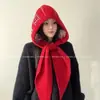 Pasamontañas Jacquard Fair Isle para Mujer Otoño e Invierno Cálido Protección para los Oídos Gorro de Punto Bufanda Todo en Uno Gorro de Lana Moderno