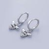 Aretes de Moda Estilo Coreano Ins Nicho Elegantes Simples de Alta Gama Geométricos de Círculo Aretes para Mujer Versátiles Aretes para Estudiante