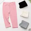 Pantalones Casuales de Verano para Niñas, Leggings Acampanados Versátiles de Color Sólido, Estilo Coreano de Moda