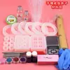Bolsa de Materiales Hechos a Mano con Gota de Cristal DIY Traje para Principiantes Colgante Yupei Hoja Termorretráctil Mesa Material para Gota de Pegamento