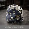 Bolsa de Armazenamento para Xícara Única Bolsa Mestra para Copo Copo de Chá Portátil Bolsa de Pano para Copo Integrado Cordão Bolsa de Tecido de Algodão e Linho Fabricante Atacado
