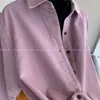 [Fábrica de auto-establecimiento En stock Ahora Cabello] Camisa de Pana Retro con Temperamento para Mujer Camisa Interior Apilada Estilo Francés
