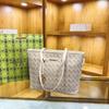 Bolsa de Textura de Alta Classe Feminina de Grande Capacidade 2023 Novo Verão All-match Bolsa de Ombro Simples Classe Commuter Tote Bag