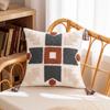Homestay ins Style Tufted Pillowcase Nordic Geometric Sala de Estar Sofá Almofada Cintura Almofada Rainbow Tassel Quarto Almofada