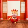 Figura de Bobblehead Criativa Estilo Chinês Deus da Riqueza Decoração de Mesa de Escritório Presente de Ano Novo Presente de Inauguração