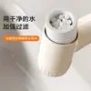 Grifo de lavabo color gris plomo, estilo vintage, para baño, extraíble, altura ajustable, agua fría y caliente, apto tanto para lavabos como para fregaderos