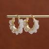 Brincos de diamante de zircão brilhante explosivo, luxo, alta qualidade, moda elegante, fivela de orelha, brincos finos franceses de estilo de celebridade