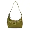Bolsa tipo dumpling estilo coreano para mujer, nueva moda 2026, bolso de hombro versátil, bolso cruzado casual de alta gama con estilo