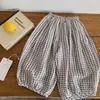Pantalones Anti-Mosquitos para Niños Verano Nuevo Estampado Floral Versátiles para Niños Elegantes Casuales Pantalones Largos Anti-Mosquitos de Verano con Puño