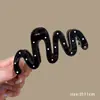 Pinza para el pelo grande de lunares estilo coreano para cabello grueso, pinza de tiburón dulce y elegante para la parte trasera de la cabeza, accesorio para el cabello de alta gama y exquisito