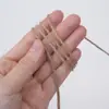 Cuerda de fibra de yute de color natural, cuerda para etiquetas tejida a mano, cuerda para atar cajas de regalo de flores, estructura para trepar gatos, disponible en múltiples especificaciones