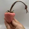 Nuevo Llavero de Diseño Único, Lindo Colgante de Fresa Frutal, Accesorio para Bolso Inspirado en Celebridades, Colgante Decorativo