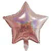 Globo de Película de Aluminio Estrella de Cinco Puntas Corazón de 18 pulgadas Transfronterizo Globo de Papel de Aluminio Forma de Corazón Brillante