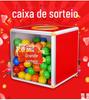 Shangyi liga de alumínio grande e pequeno caixa de loteria vermelho removível caixa de loteria transparente para promoções de férias