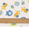 Paño de lana de algodón con estampado de dibujos animados de los años 40, ropa interior de algodón puro de clase A, funda de lactancia, saco de dormir, tela de punto estampada para bebé
