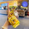 Chaveiro de Câmera Luminoso com Projeção de Pato Xiao Liu Moderno Multifuncional para Mochila Escolar Infantil Pingente Divertido