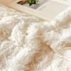 Conjunto de Cama de Veludo Coral de Quatro Peças Outono e Inverno Lençóis de Cama Capa de Edredom Flanela Veludo Leite Roupa de Cama Capa de Edredom Peluda Conjunto de Lençóis de Cama de Três Peças