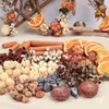 Flores Secas Piñas Decoración Hecha a Mano para Jardín de Infancia Materiales Vegetales Naturales Estilo Bosque Accesorios para Fotografía Cáscaras de Frutas Ramas Pequeños Adornos