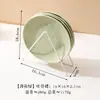 Juego de cuencos de cerámica de color liso para huesos para uso doméstico, adecuado para salas de estar, platones de frutas, arreglos de bocadillos y como plato de servir estéticamente agradable
