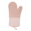 Guantes de silicona de estilo nórdico, resistentes a altas temperaturas, antiescaldaduras, de algodón, para horno y utensilios de cocina.