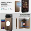 Adecuado para Google Pixel 11Proxl Funda de Teléfono con Ranura para Tarjeta, Google10 Soporte Magnético, Soporte para Tarjetas de Carga Inalámbrica