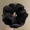 Goma para el pelo plisada multicapa azul Intestino Grueso para mujer Sensación de Alta Gama 2026 Nuevo Flor Grande para Moño Grande Cuerda para el Pelo Goma para el Pelo Accesorio para el Cabello