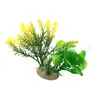Ni Hao Decoración Acuática de Micro-Paisaje Adornos Artificiales Base de Resina Plástica Plantas de Jardinería Micro-Paisaje Acuario