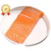 Sashimi de Salmón Fresco, Sección Media Refrigerada Nacional de Xinjiang, Sin Piel, Filetes Enteros, Rodajas de Vientre de Pescado Crudo para Sushi, Mariscos