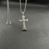 Corrente de Colar Longa Estilo Hip-Hop Simples para Outono e Inverno para Homens e Mulheres, Acessórios de Pingente Versáteis de Aço Titânio de Alta Qualidade que Não Desbotam