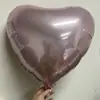 Balão de alumínio de amor de 18 polegadas decoração de casamento Dia dos Namorados Dia de Ano Novo balão layout de quarto de casamento balão de folha de alumínio em forma de coração