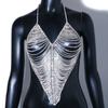 Cadena Corporal de Diamantes Calientes Nueva Europea y Americana Verano Fiesta Bikini Multicapa Cadena de Pecho de Pedrería Accesorios Transfronterizos 06