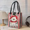 Bolsa de Palha Tricotada de Grande Capacidade Nova Transfronteiriça Bolsa de Presente de Feriado Bolsa de Mão Bolsa de Ombro para Mulheres
