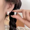 Pendientes de Plata de Ley S925 con Diseño de Ráfaga Estelar Cepillados Mate Esmerilado Lujo Simple Accesible Pendientes Exquisitos de Gama Alta Moda de Nicho para Mujer