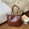 Bolso Retro de Gran Capacidad para Mujer 2026 Otoño Nuevo Estilo Coreano Bolso Tote Retro Bolsa de Hombro para el Trabajo y el Viaje