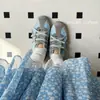 Lan Gui 2026 Primavera y Otoño Nuevo Color Bloque Zapatos de Entrenamiento Alemanes para Mujer, Punta Redonda con Cordones Planos Casuales Deportivos para Mujer