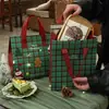 Bolsas de Regalo Navideñas, Bolsas Aisladas Desechables, Bolsas para Llevar de Catering, Bolsas Aisladas para Llevar Postres, Pasteles, Té con Leche