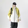 Ootd Chaqueta de una sola capa para exteriores para hombres y mujeres, Primavera y Otoño, Holgada, Cortavientos e Impermeable, Ropa de Montañismo para Parejas, Estilo de Montaña Moderno