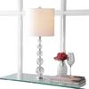 Lâmpada de Mesa com Cobertura de Tecido de Cristal e Ferragens Modernas Simples Decoração de Estudo Quarto Iluminação Criativa Transfronteiriça Atacado Americano Estilo Luxo Leve