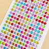 Pegatina de diamante de 6 mm, pegatina de cristal para niños, acrílico, bricolaje, para coche, teléfono, álbum de fotos, decoración, pegatina de diamantes de imitación, directo de fábrica