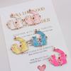 Accesorios de joyería DIY estilo coreano oro k gota de aceite aleación colgante pequeño serie chica bonita colgante para pulsera