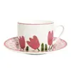 Caneca de Cerâmica Tulipa Caneca de Leite Caneca de Café Nicho Alto Valor Luxo Leve Design Simples