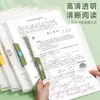 Pasta de prova dedicada a alunos do ensino fundamental abertura lateral rotativa pasta com haste de puxar encadernada em livro a4 ensino fundamental Ensino médio papel