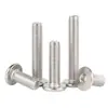 En Stock Tornillos para Máquina de Acero Inoxidable 304 de Cabeza Plana Delgada con Zócalo Hexagonal M1.4-M12 Tornillos para Muebles de Cabeza Plana Redonda con Zócalo Hexagonal