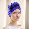 Amazon Transfronterizo Nuevo Tela Estampada en Oro Yuanbao Sombrero de Sandía Sombrero Indio Sombrero Turbante Directo del Fabricante
