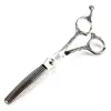 Tesouras de Cabeleireiro Gm45 Wahl Alemã Estilo Leopardo, Tesouras de Corte de Cabelo, Tesouras Retas, Tesouras para Franja, Tesouras Desbastadoras, Tesouras Desbastadoras