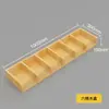 Accesorios para estantes, ganchos, estantes de madera, caja de madera de seis compartimentos, soporte para diademas, cajón pequeño, tablero para pendientes, caja de cartón para publicidad, estuche para gafas