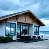 Villa Contenedor de Playa Famosa en Internet, Casa Integrada en Área de Resort al Aire Libre con Terraza Grande y Decoración de Lujo